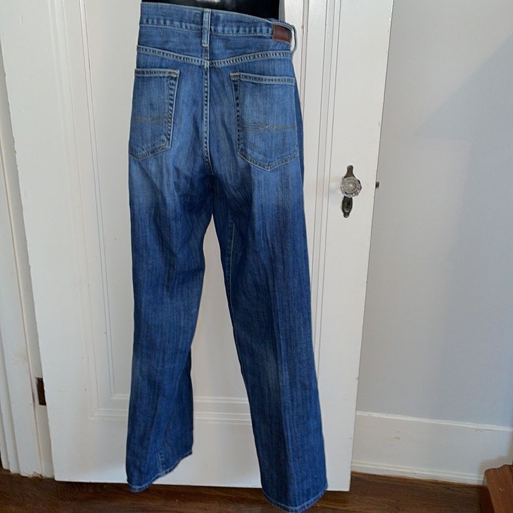 Lucky Brand 429 Classic‎ Straight cotton/spandex denim blue jeans - Picture 4 of 8